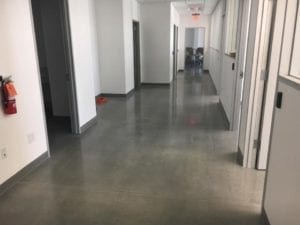 Demarco Office concrete floor cement shine