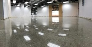Igloo Office concrete floor cement shine
