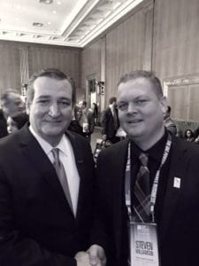 Senator Cruz and Steve Williamson at congress