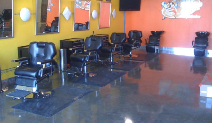 Concrete Floor Salon